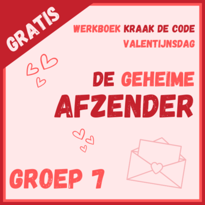 Werkboek kraak de code Valentijnsdag groep 7