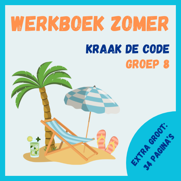 BE: Werkboek kraak de code zomer groep 8