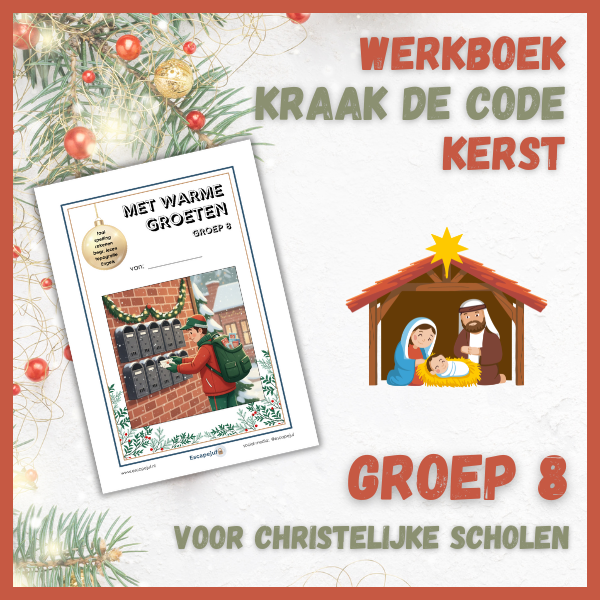Werkboek kraak de code kerst groep 8 (christelijke scholen)